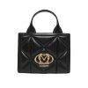 LOVE MOSCHINO THE EMBOSSED Q SMALL SHOPPING BAG JC4081PP1NLC0